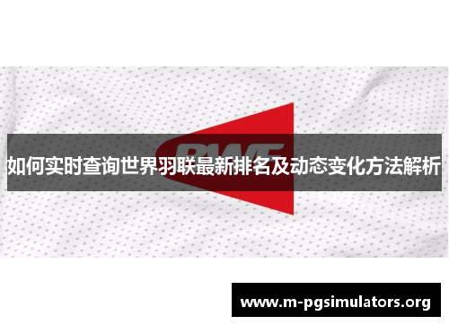 如何实时查询世界羽联最新排名及动态变化方法解析