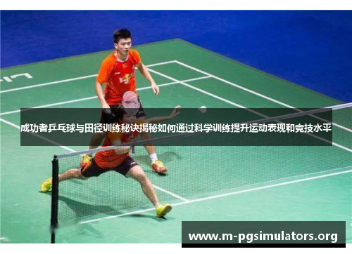 成功者乒乓球与田径训练秘诀揭秘如何通过科学训练提升运动表现和竞技水平